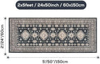 2x5 Runner Rug Washable Non Slip Small Throw Mat - Image 2