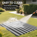 Outside Doormats, Outdoor Welcome Drainage Non Slip Mat 20"x31" - Image 5