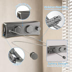 Retractable Clothesline, 16.7 Ft Heavy-Duty 44 lb Laundry Line - Image 3