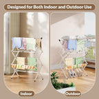 Foldable Clothes Drying Rack - Image 4
