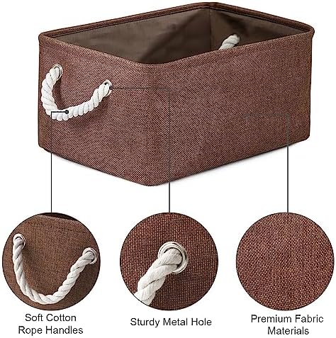WarmHome Fabric Storage Bin Shelf Basket - Image 6