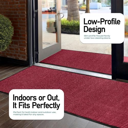 MaxMat® Extra Large Commercial Door Mat, Rubber Border Heavy Duty Door Mat - Image 4