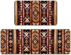 Southwest Native American Indian Kitchen Rugs Set of 2 by Livcoz