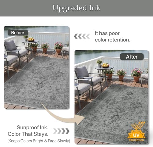 GENIMO Indoor Outdoor Rug, Washable - Image 5