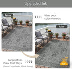 GENIMO Indoor Outdoor Rug, Washable - Image 5
