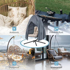 【Upgraded】RICHIE 90”x78” Patio Egg Chair Covers Waterproof & UV Resistant - Image 6