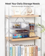 Vtopmart Stackable Storage Drawers Set of 6, Plastic Organizer Bins - Image 3