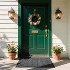 Yimobra Front Door Mat for Outside Entrance, Mix Grey - Image 3