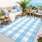OLANLY Fall Door Mat, Buffalo Plaid Rug by OLANLY