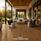 Acacia Interlocking Deck Tiles, 6 Slats, Honey Oak - Image 5