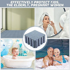50 Pack Drainage Mats Interlocking Tile 10" x 10" Rubber Floor Tiles - Image 5