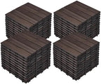 Yaheetech 44PCS Interlocking Deck Tiles Outdoor Patio Floor by Yaheetech