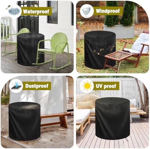 Patio Table Cover for 14.5" Round Side Table - Image 7
