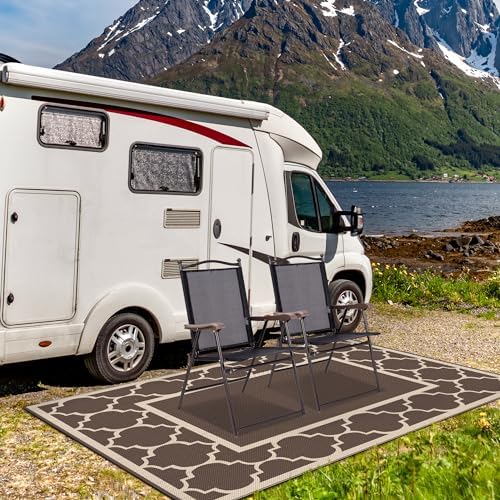 GENIMO Outdoor Rug, Waterproof Plastic Rugs - Image 3