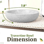 FNTSTICGOODS Travertine Decorative Bowl - Image 2