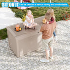321 Gal Outdoor Storage Box Lockable Waterproof Deck Boxes - Image 2