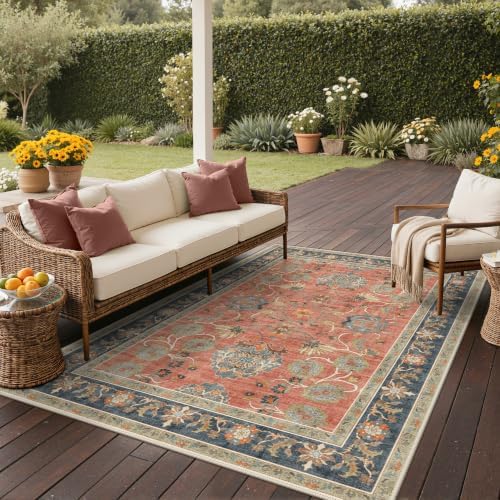 GENIMO Indoor Outdoor Rug, Washable - Image 3