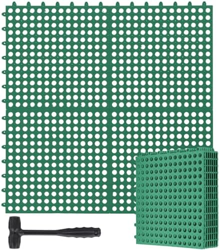Drydiet 8 Pack Drainage Tiles Modular Interlocking Floor Tiles by Drydiet