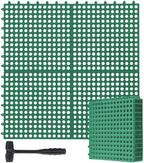 Drydiet 8 Pack Drainage Tiles Modular Interlocking Floor Tiles by Drydiet
