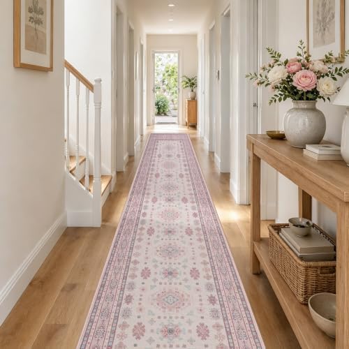 2x12 Runner Rug Washable Non Slip Boho Floor Mat by Nestiva
