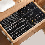 Julysky 4 Pcs/set Stackable Jewelry Organizer Trays - Image 6