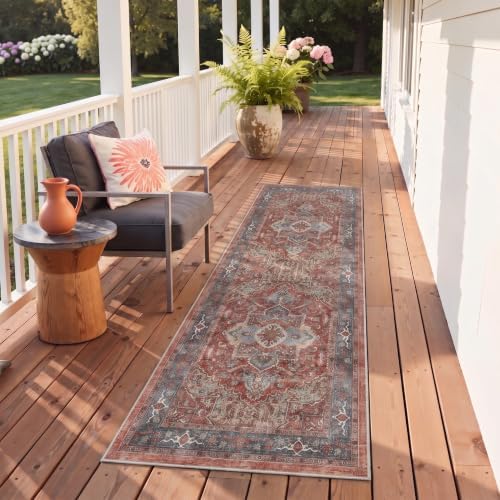 GENIMO 9x12 Outdoor Rug, Washable Quick Dry - Image 5