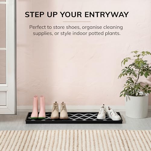 Anji Mountain Heavy Duty Waterproof Rubber Shoe Storage Mat Organizer/Boot - Image 2