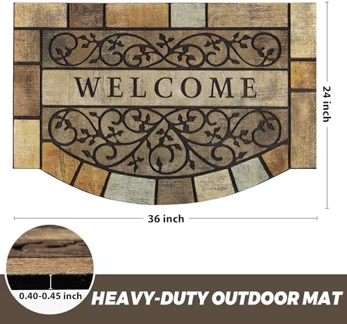 Durable Welcome Door Mats, High Traffic Area - Image 3