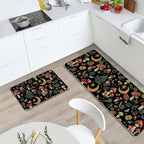 Mystical Forest Mushroom Moon Kitchen Rugs Set of 2 - Image 2