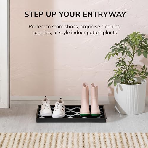 Anji Mountain Heavy Duty Waterproof Rubber Shoe Storage Mat Organizer/Boot - Image 2