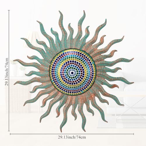 HOBYLUBY Sun Outdoor Wall Decor - Image 2