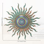 HOBYLUBY Sun Outdoor Wall Decor - Image 2