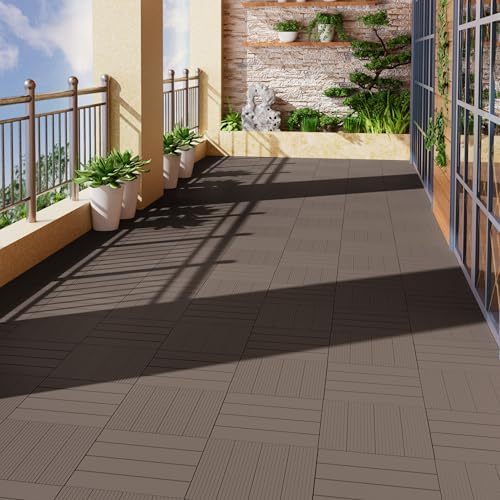 36 PCS Plastic Interlocking Deck Tiles - Image 3