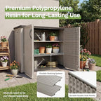 Patiowell 26 cu.ft Resin Outdoor Storage Cabinet - Image 6