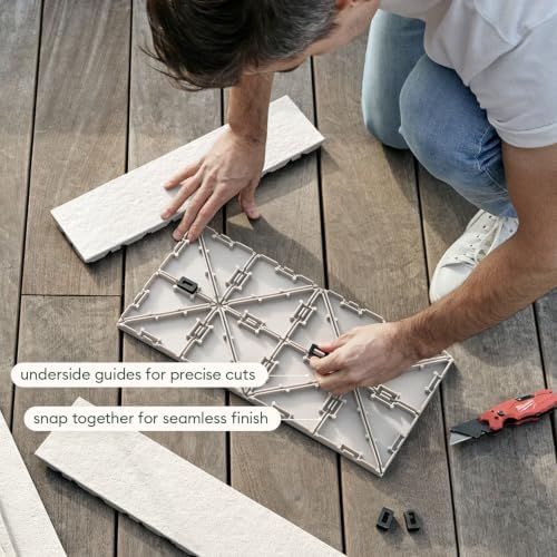 Veradek Outdoor Flooring Series Deck Tiles | Durable Interlocking Deck Tiles - Image 4