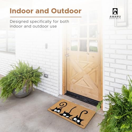 Coir Welcome Mat, 17 x 29 in - Image 4