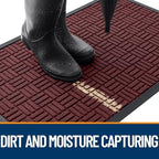OLANLY Front Door Mat Outside Entrance 47x23, Heavy-Duty Rubber Doormat - Image 3