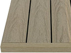 1 in. x 1 ft. Quick Deck Composite Deck Tile Straight Trim by NewTechWood