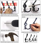 WEBI Coat Rack Wall Mounted, 5 Coat Hooks - Image 4