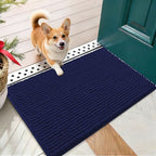 OLANLY Dog Door Mat for Muddy Paws 24x16, Extra Absorbent Chenille Mud Mat by OLANLY