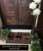 LuxUrux 2-Pack Striped Brown Door Mats - Image 6