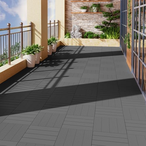 144 PCS Plastic Interlocking Deck Tiles - Image 3