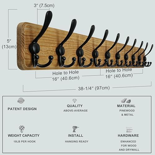 Dseap Coat Rack Wall - Image 6