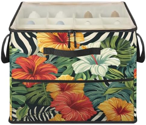 Tropical Flowers Shoe Organizer - Image 2