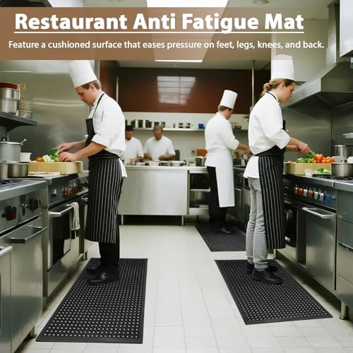 Restaurant Anti Fatigue Mat, Outdoor Rubber Floor Bar Mat - Image 6
