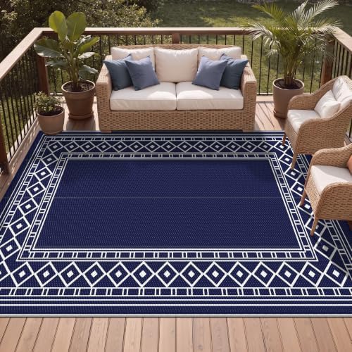 GENIMO Outdoor Rug, Waterproof Plastic Rugs - Image 2