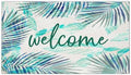 Jvpke Tropical Monstera Leaf Welcome Mat by TowelDecoration