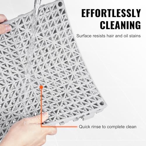 VEVOR Modular Interlocking Cushion, 50 Pack 12" x 12" Splicing Drainage Mats - Image 5