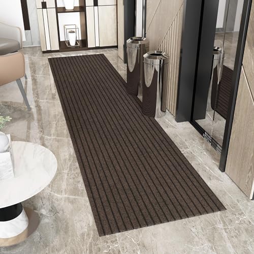 Ottomanson 3x16 Hallway Runner Rug – Non-Slip Indoor Outdoor Door Mat by Ottomanson