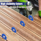 4 Packs 4-in-1 Multi-Size Deck Spacer Tool, 4 Thicknesses Deck Board Spacers - Image 5